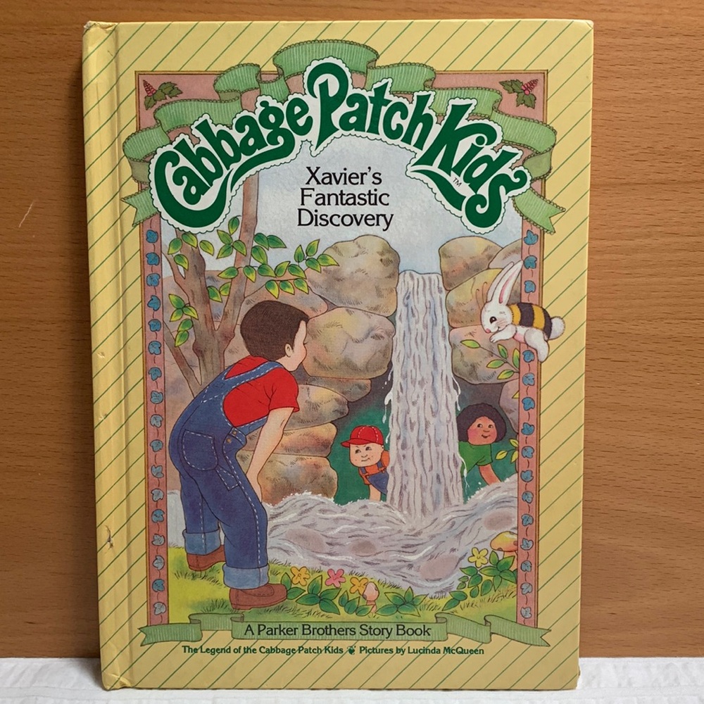 Cabbage Patch Kids Xavier’s Fantastic Discovery Hardcover Book 1984